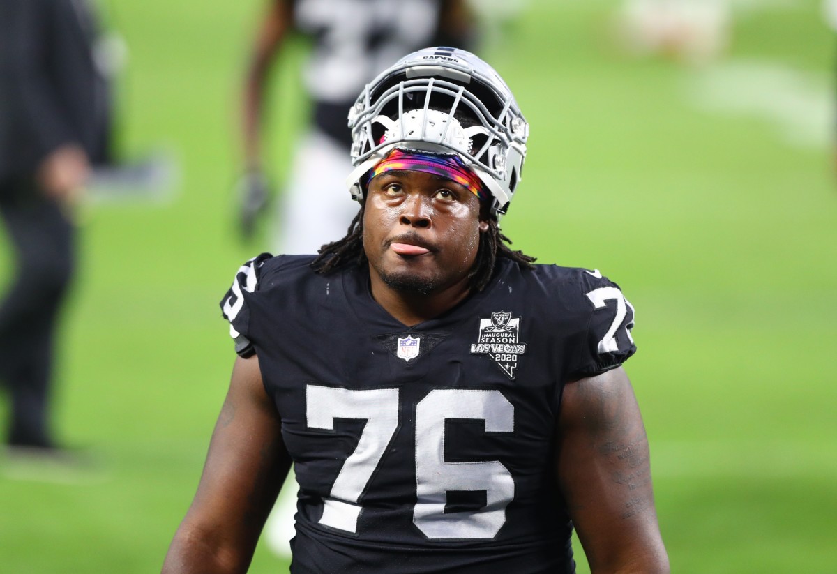 Las Vegas Raiders John Simpson Talks on the Opening of Training Camp -  Sports Illustrated Las Vegas Raiders News, Analysis and More