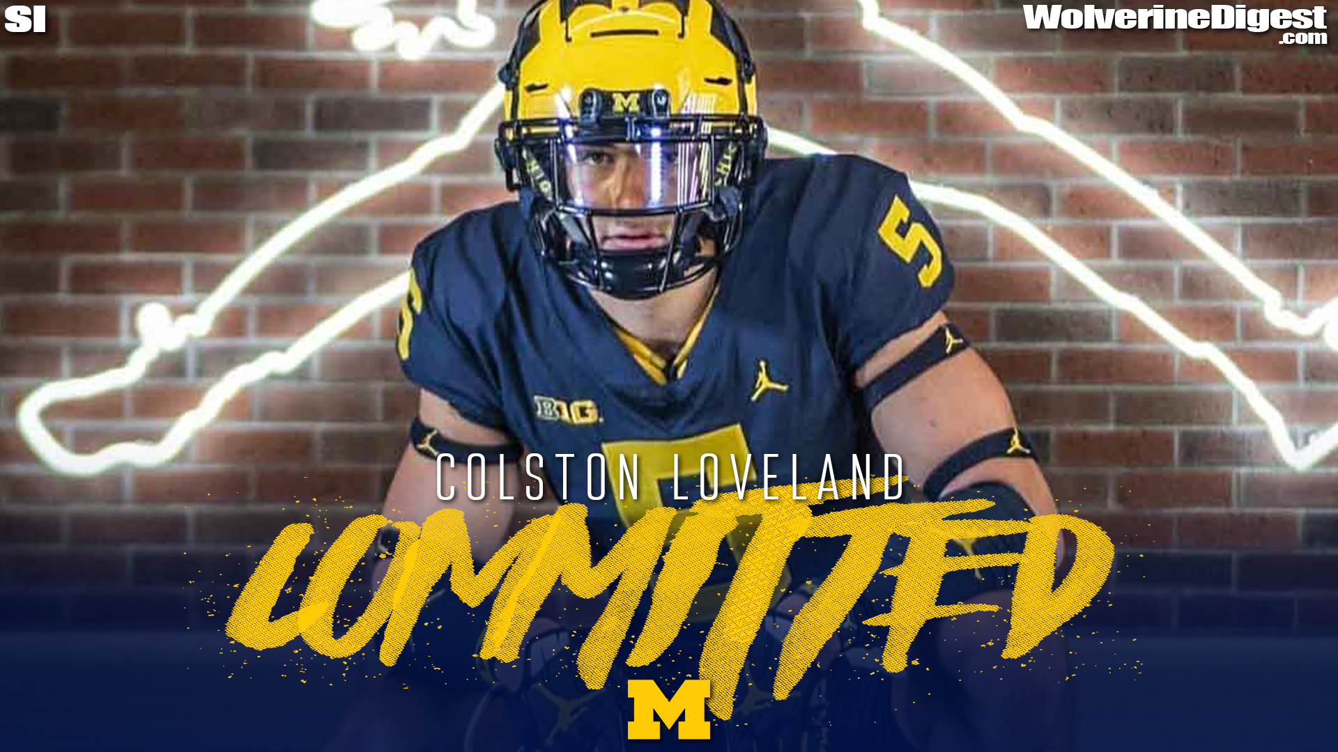 Colston Loveland's decision to play at Michigan has led him to