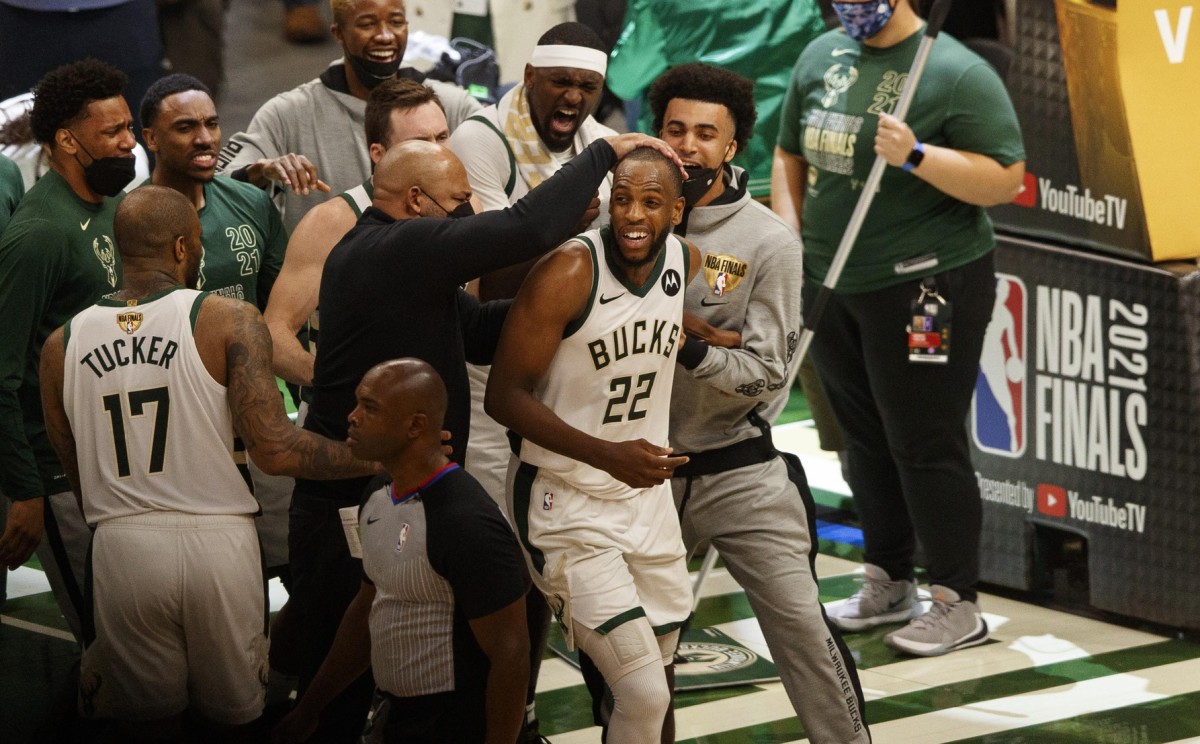 NBA Finals: Khris Middleton, Bucks Catch Up With Suns In Tight Win ...