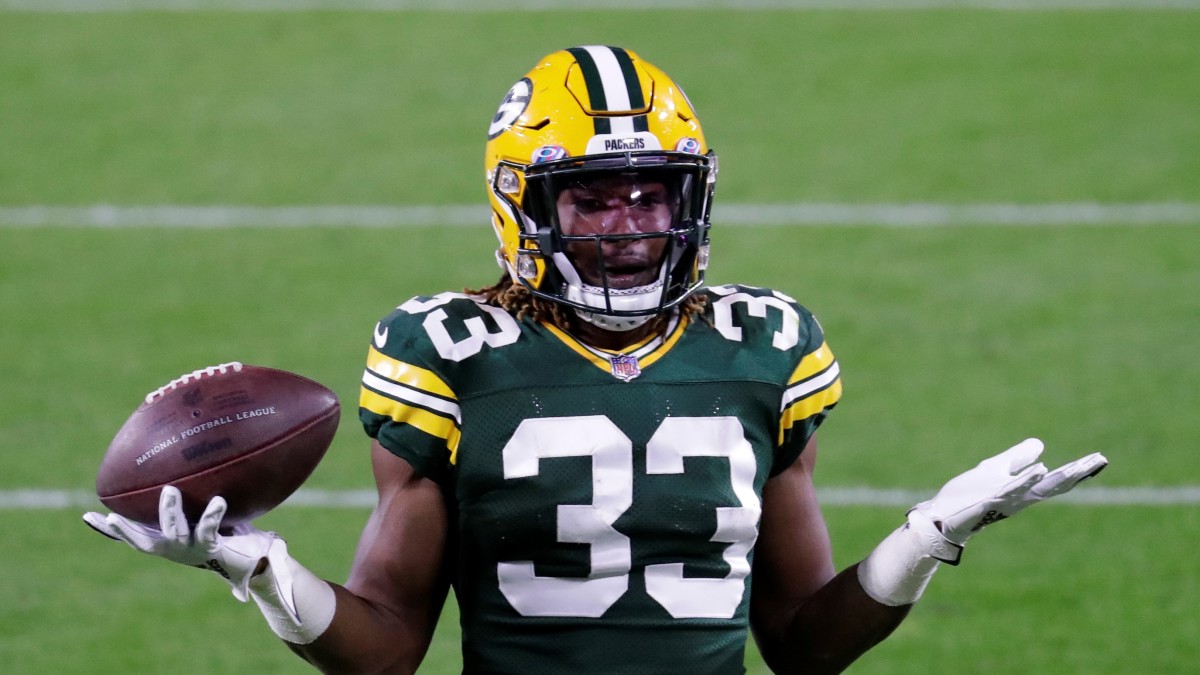 15 Days Until Packers Training Camp: Aaron Jones, Touchdown