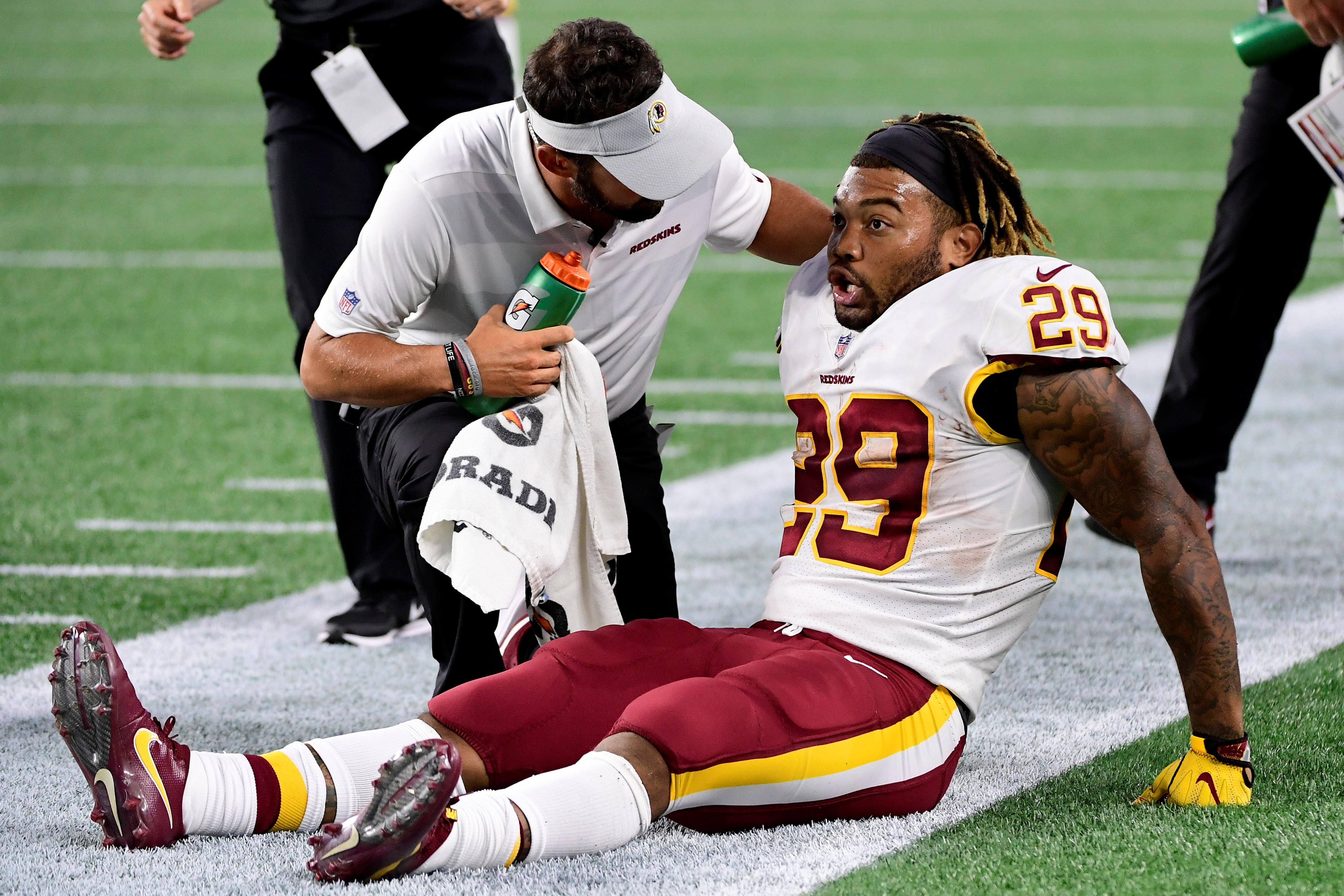 Redskins RB Derrius Guice out for season with torn ACL