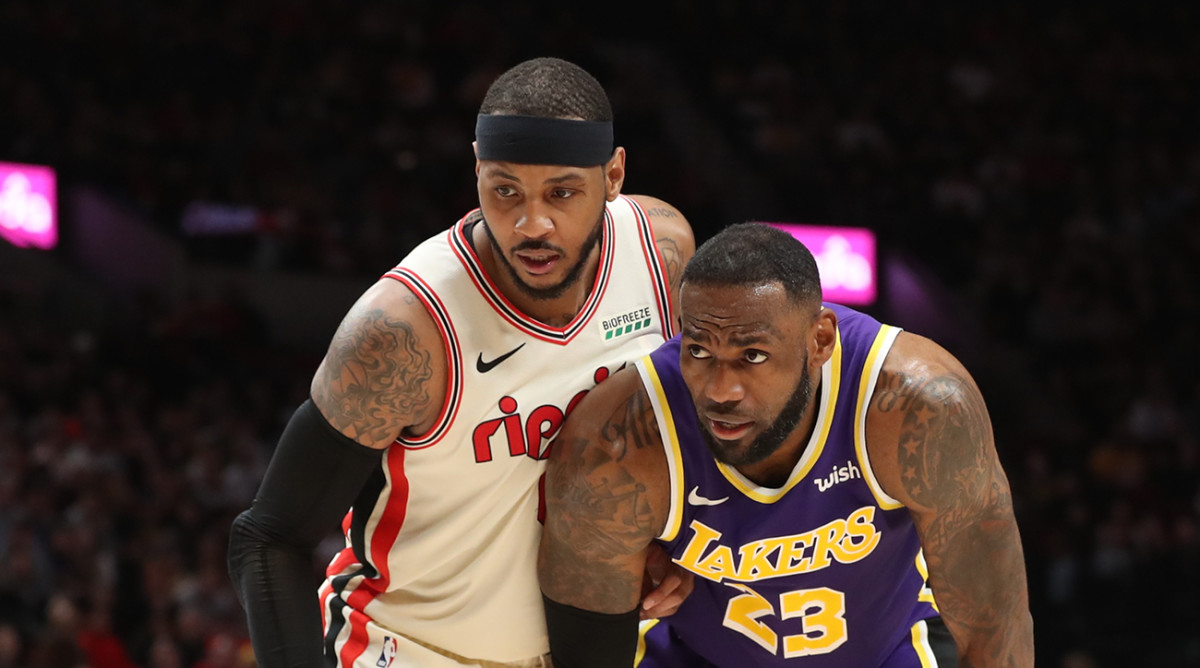 Carmelo Anthony Brushes Aside Negatives and Counts the Takeaways from Lakers  Big Three's First Outing - EssentiallySports