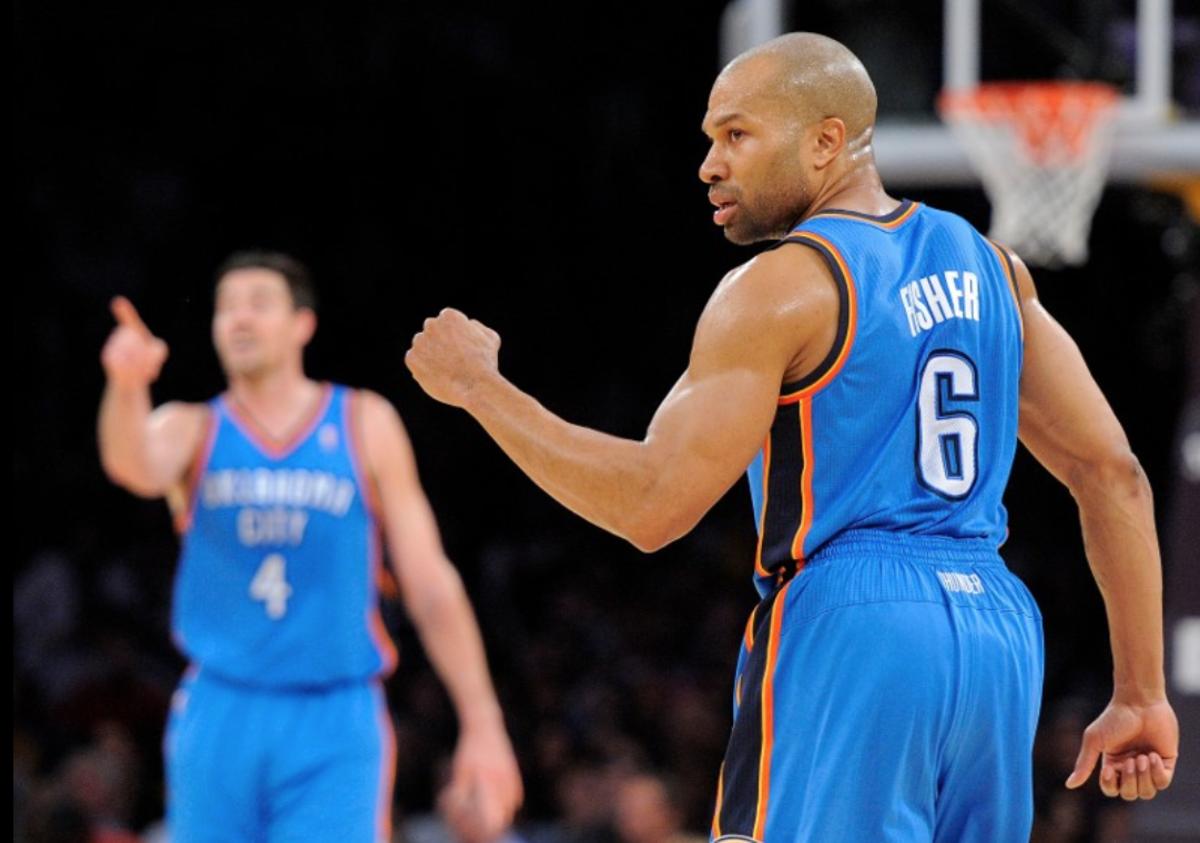 2013 NBA Free Agency: Oklahoma City Thunder sign Derek Fisher to 1 year  $1.4 million deal - Welcome to Loud City