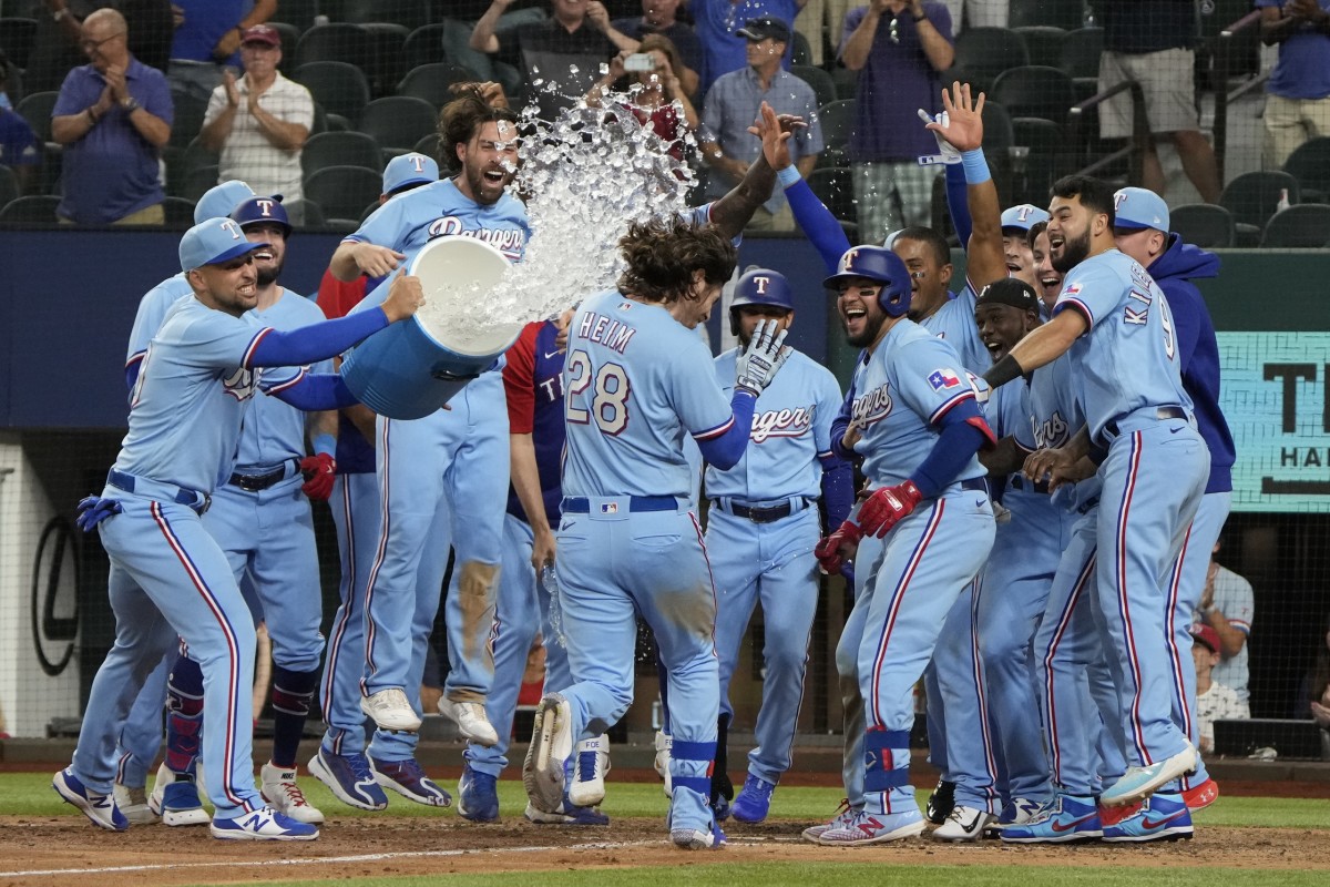 Amherst's Jonah Heim hits first MLB walkoff HR in Rangers win