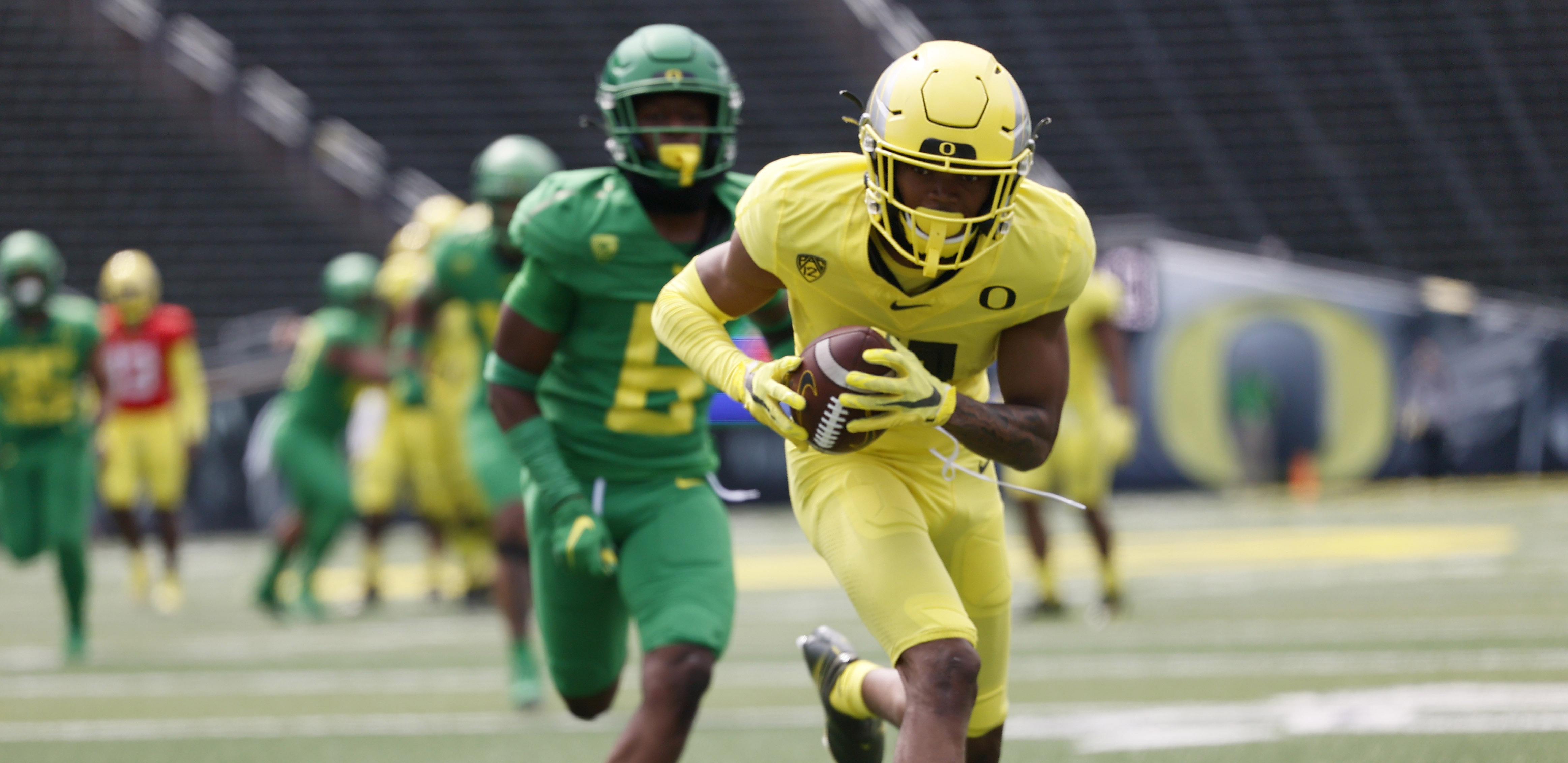 Oregon Football Wide Receiver Troy Franklin Setting the Standard for