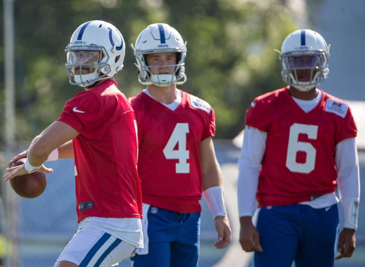 Sam Ehlinger turning heads in Colts camp, with help from his 'freak' rookie  receiver