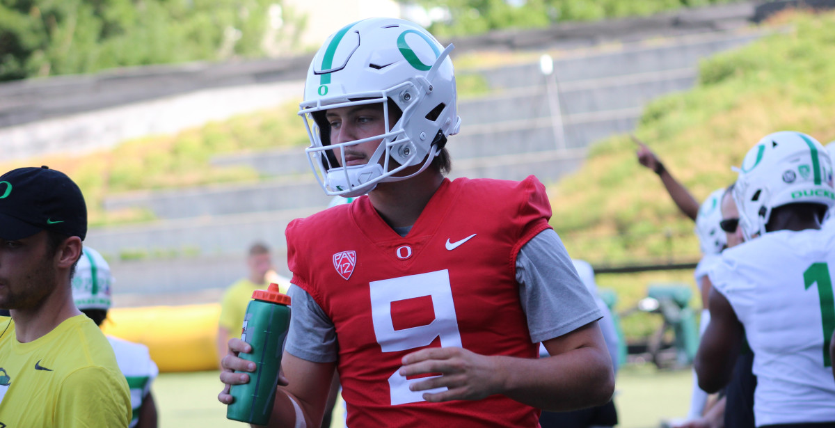 Jay Butterfield at fall camp.