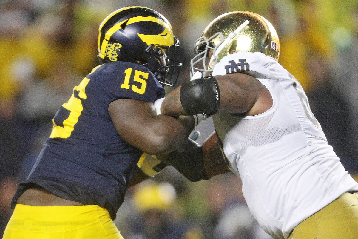 Michigan lineman, Greater Atlanta Christian grad Christopher Hinton  declares for NFL Draft, Sports