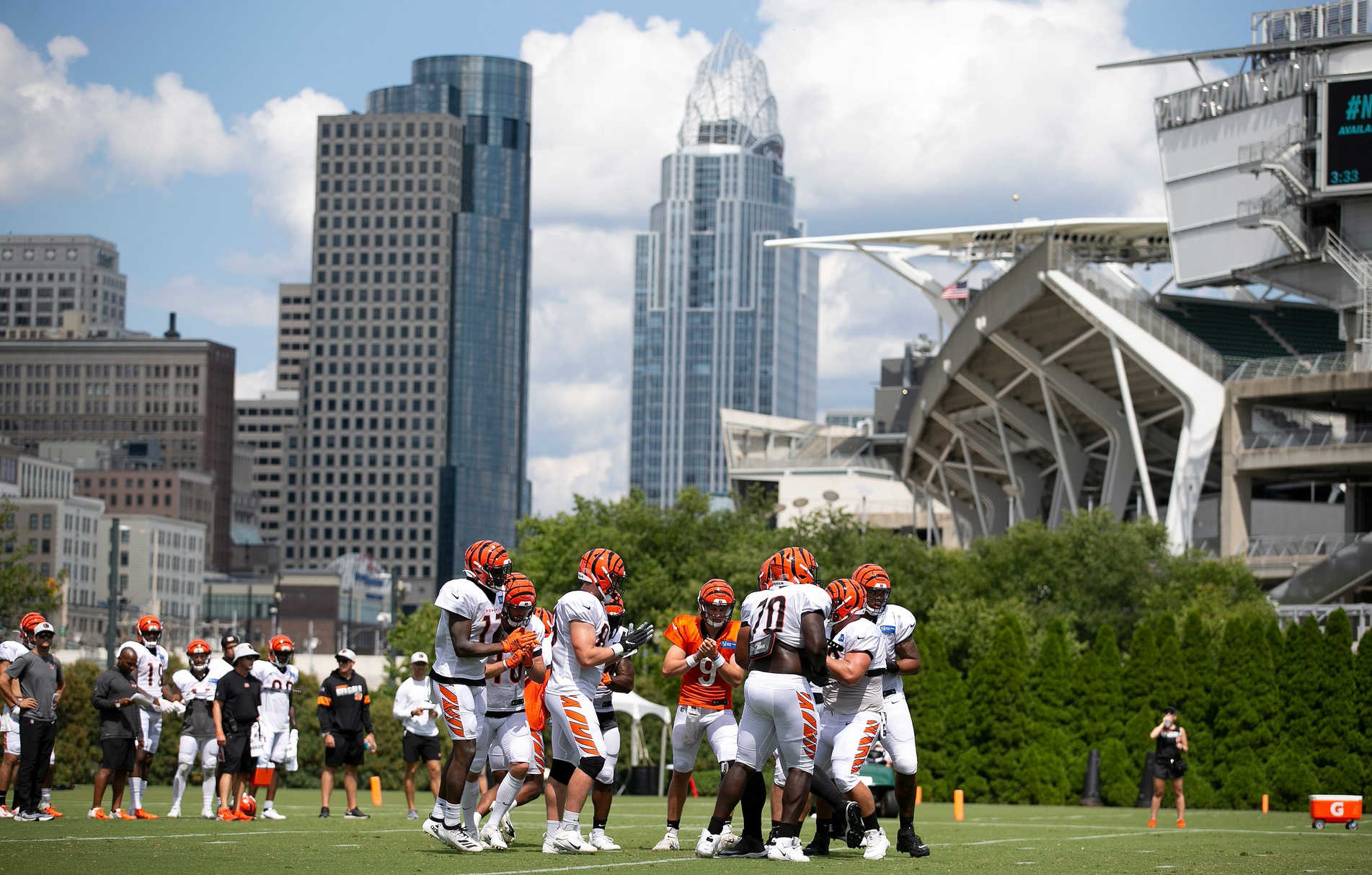 Watch Cincinnati Bengals Share Update on Indoor Practice Facility