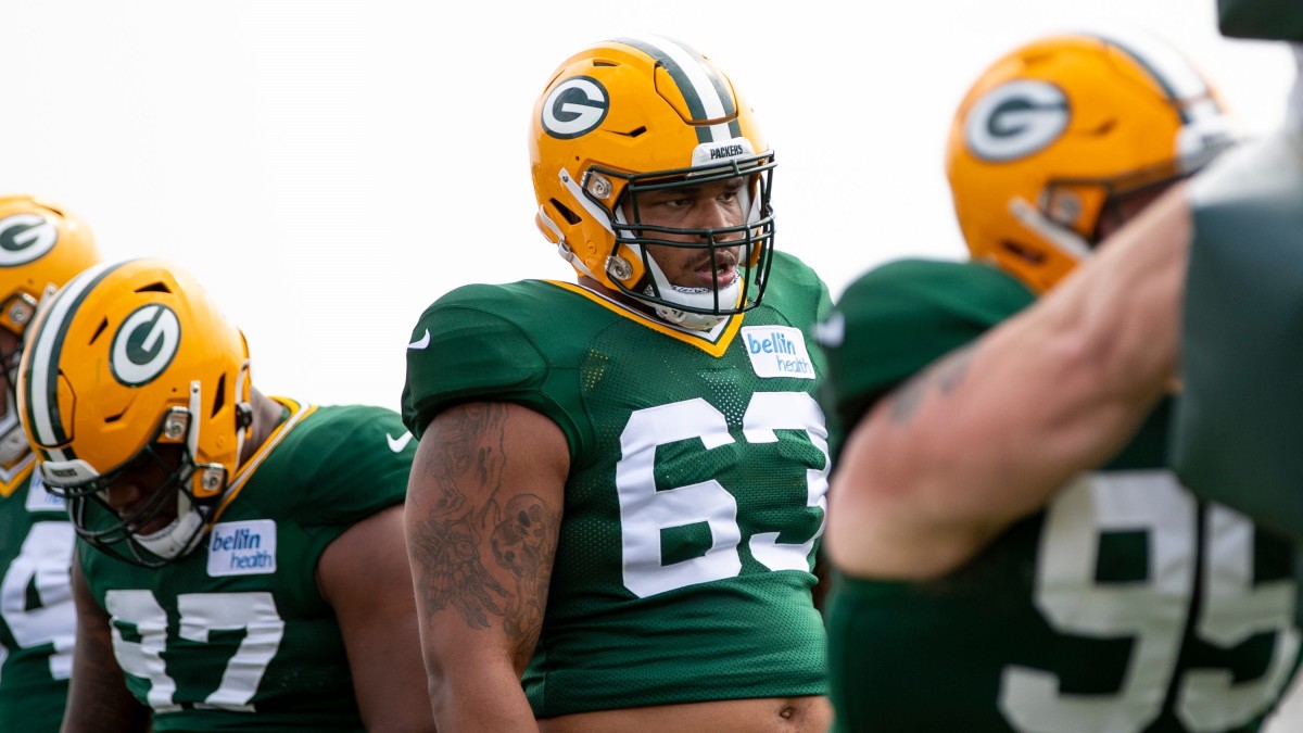 Green Bay Packers linebacker Chauncey Rivers (47) during an NFL football  game against the New Orleans Saints, Sunday, Sep. 12, 2021, in  Jacksonville. (AP Photo/Tyler Kaufman Stock Photo - Alamy