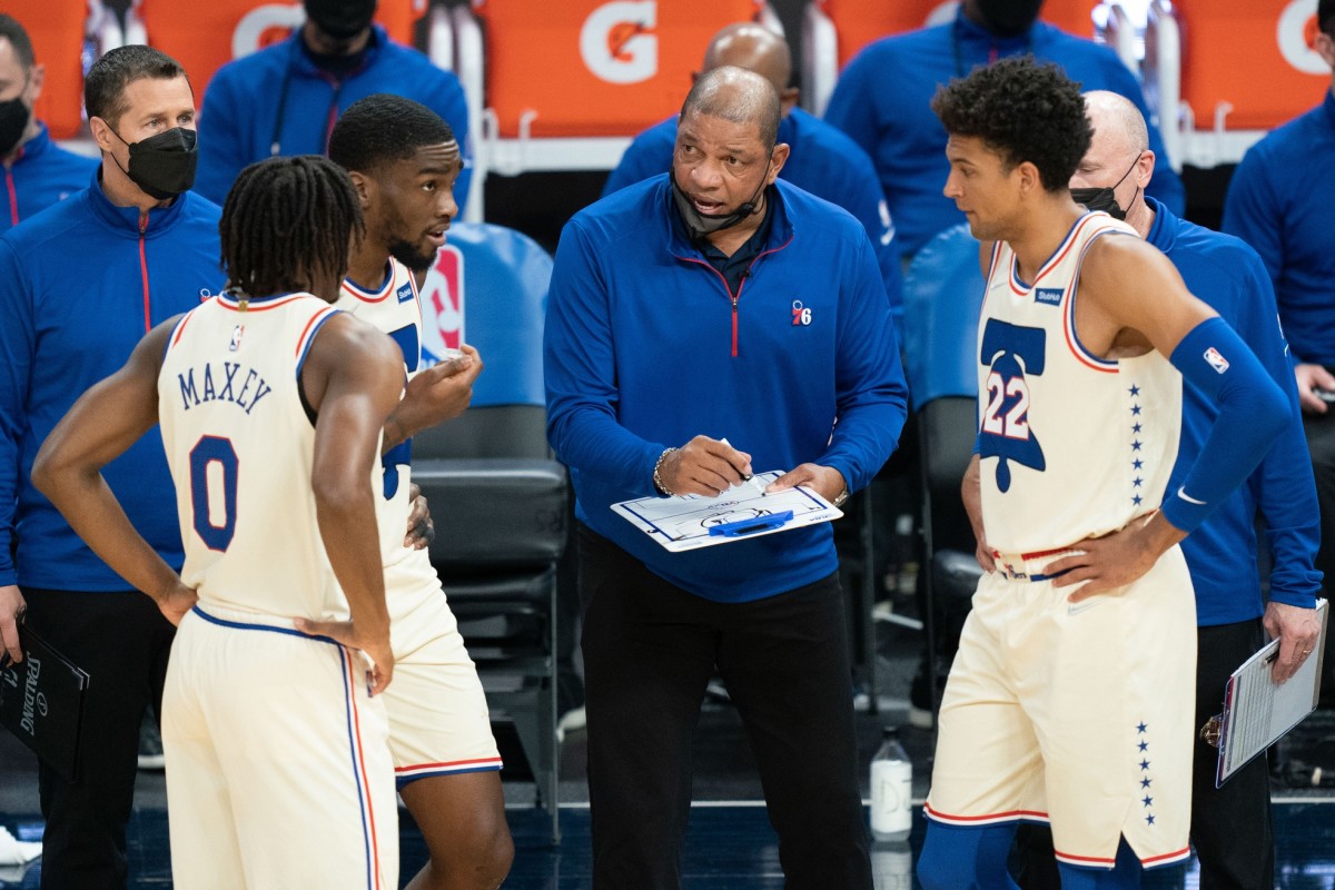 Doc Rivers Discusses Sixers Adding Andre Drummond, Georges Niang