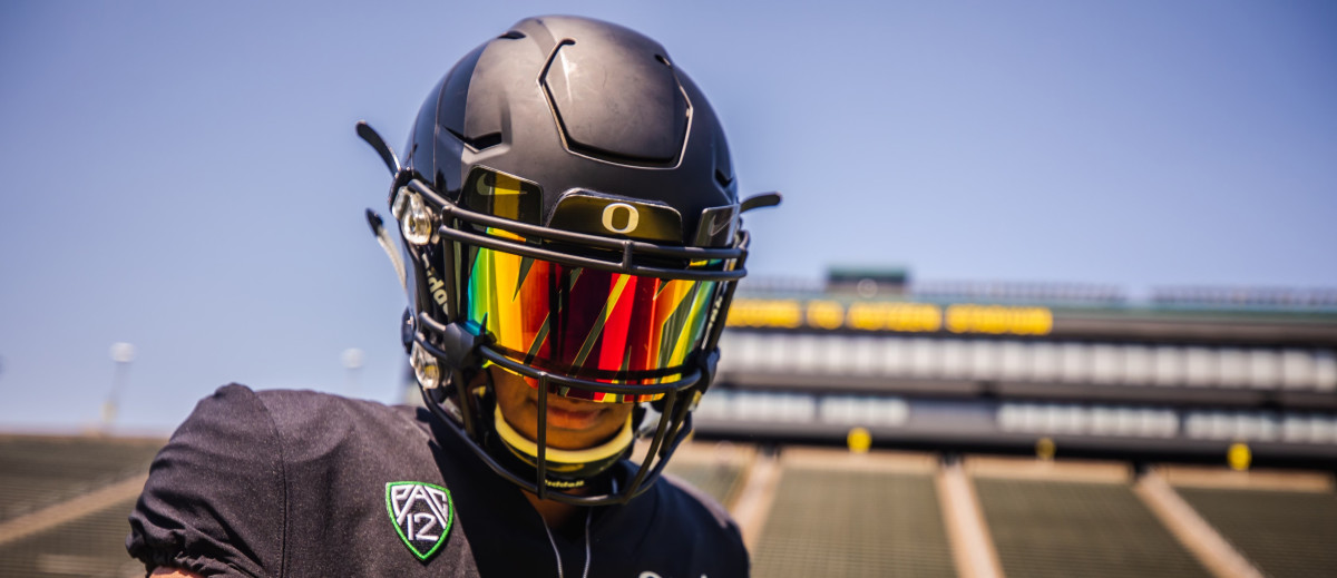 oregon football visor