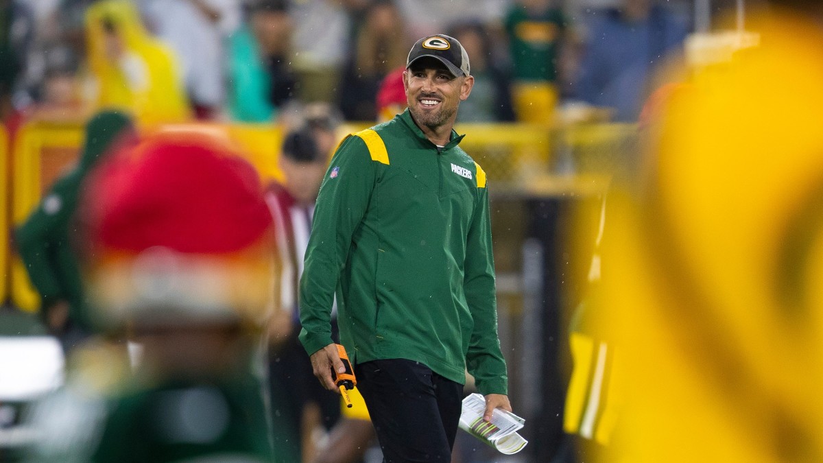 Green Bay Packers Coach Matt LaFleur, Atlanta Falcons ...