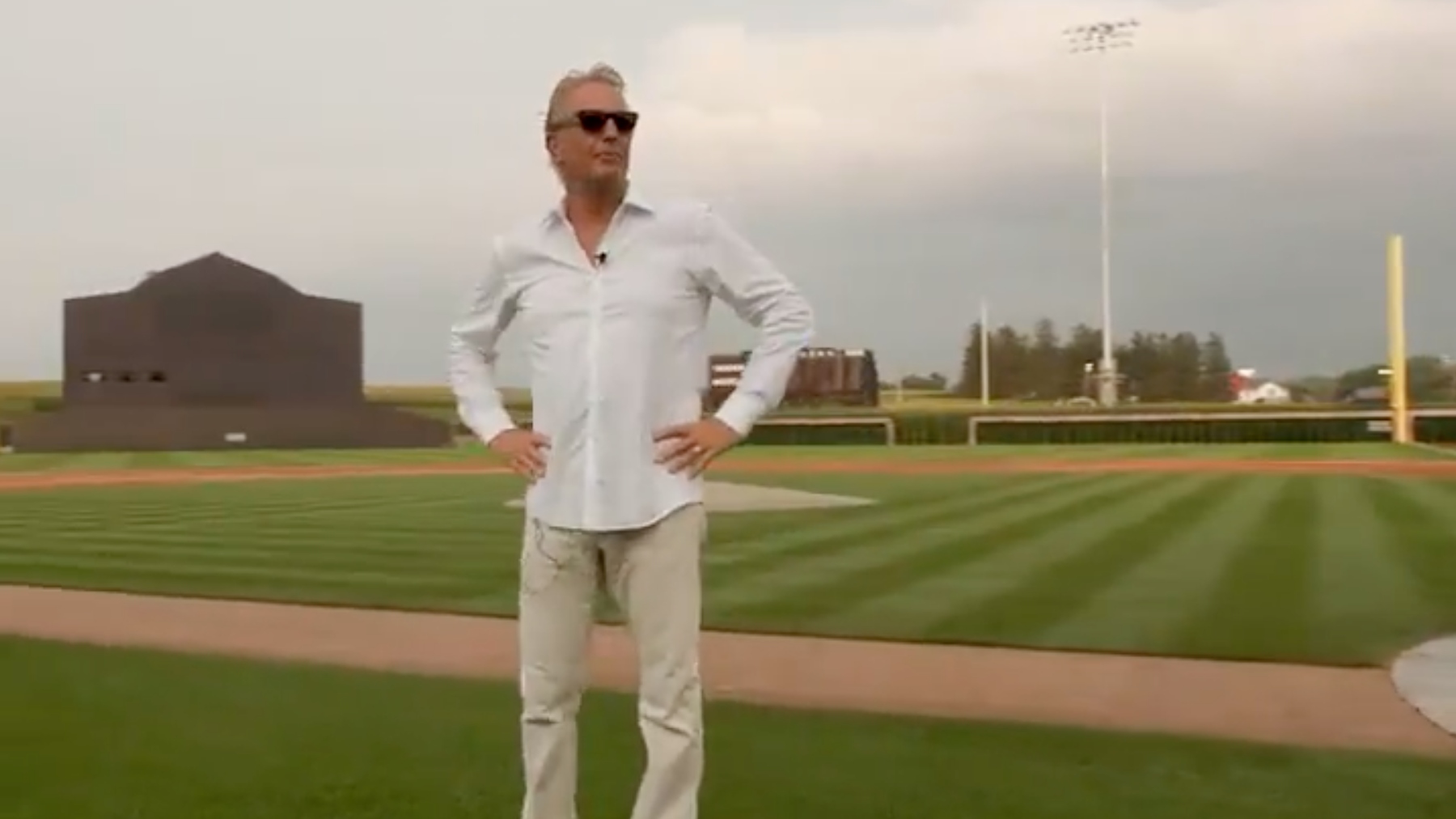 Field Dreams: Kevin Costner plays catch before vs White - Illustrated