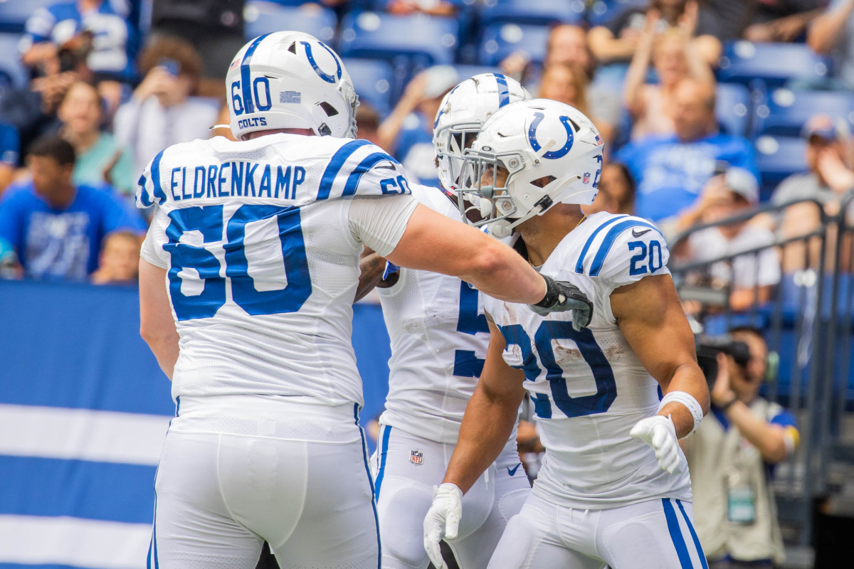 Jordan Wilkins finds the end zone. - Indianapolis Colts