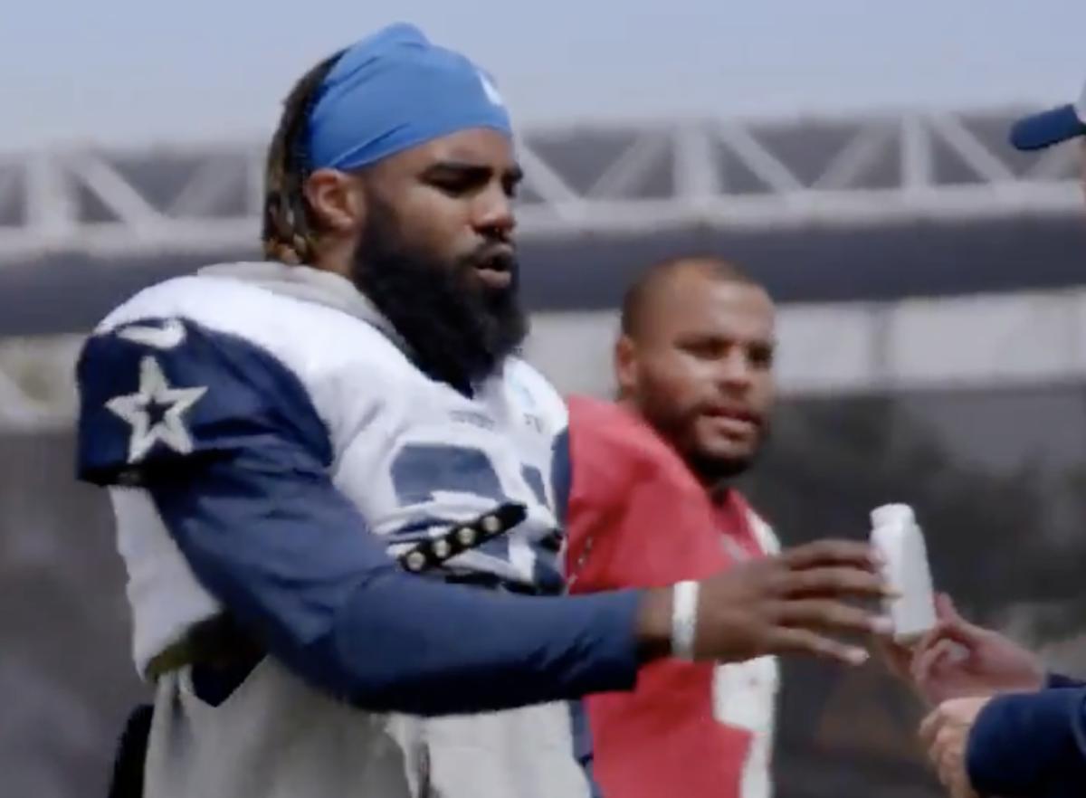 NBC Sports on X: Ezekiel Elliott impressive in limited debut for  @dallascowboys   / X