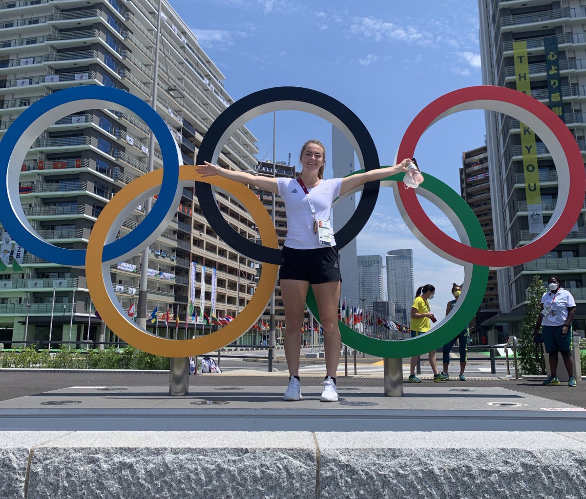 Gabi Rennie's first experience for New Zealand at the Olympics was a goal on her very first touch.