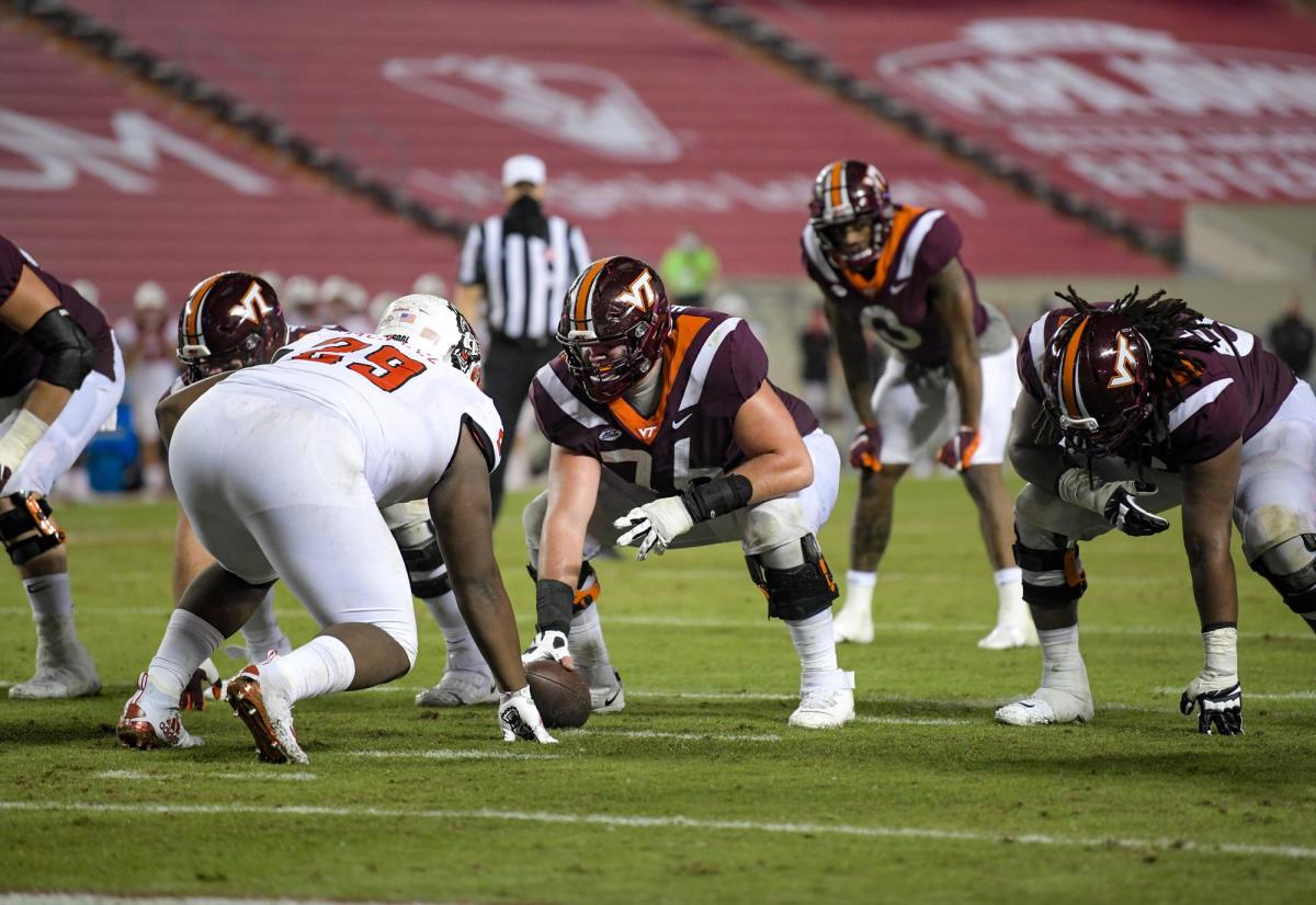 2022 NFL Draft prospect profile: Brock Hoffman, C/G, Virginia Tech - Big  Blue View