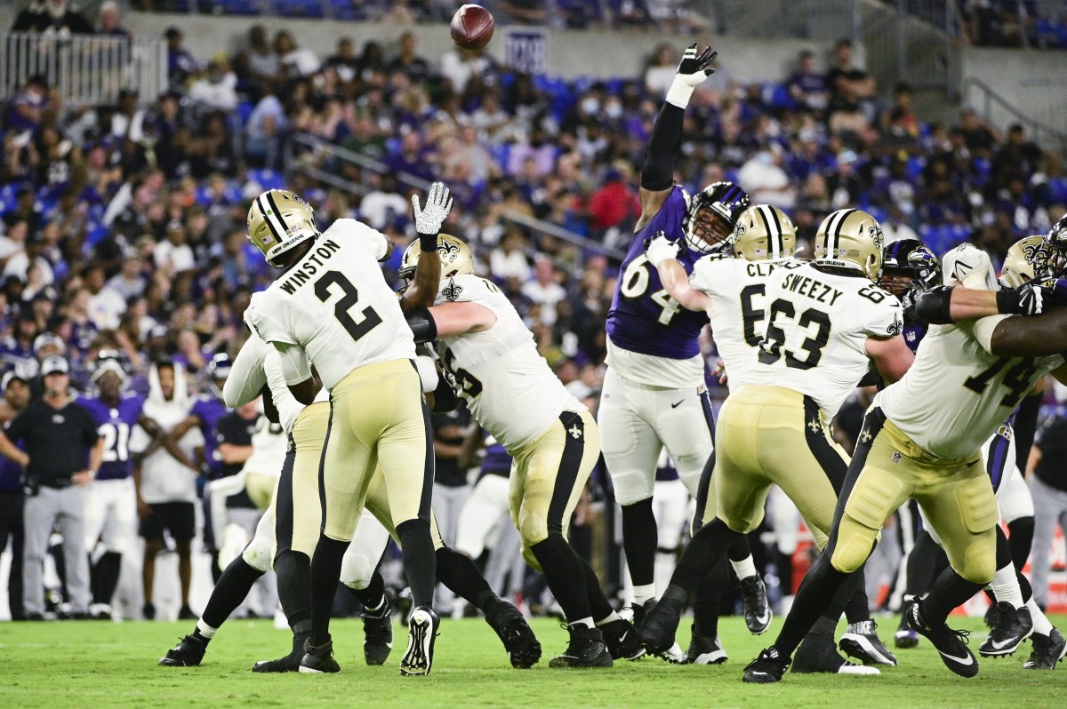 Saints QB Jameis Winston TD pass to Lil'Jordan Humphrey - Saints-Ravens  Highlights 2021 NFL Preseason Week 1