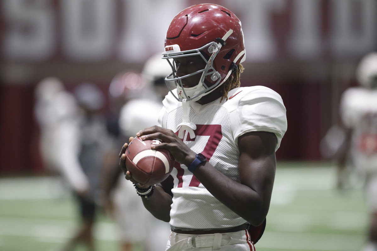 Agiye Hall, Alabama practice, August 24, 2021