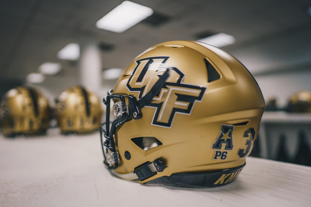 ucf gold helmet