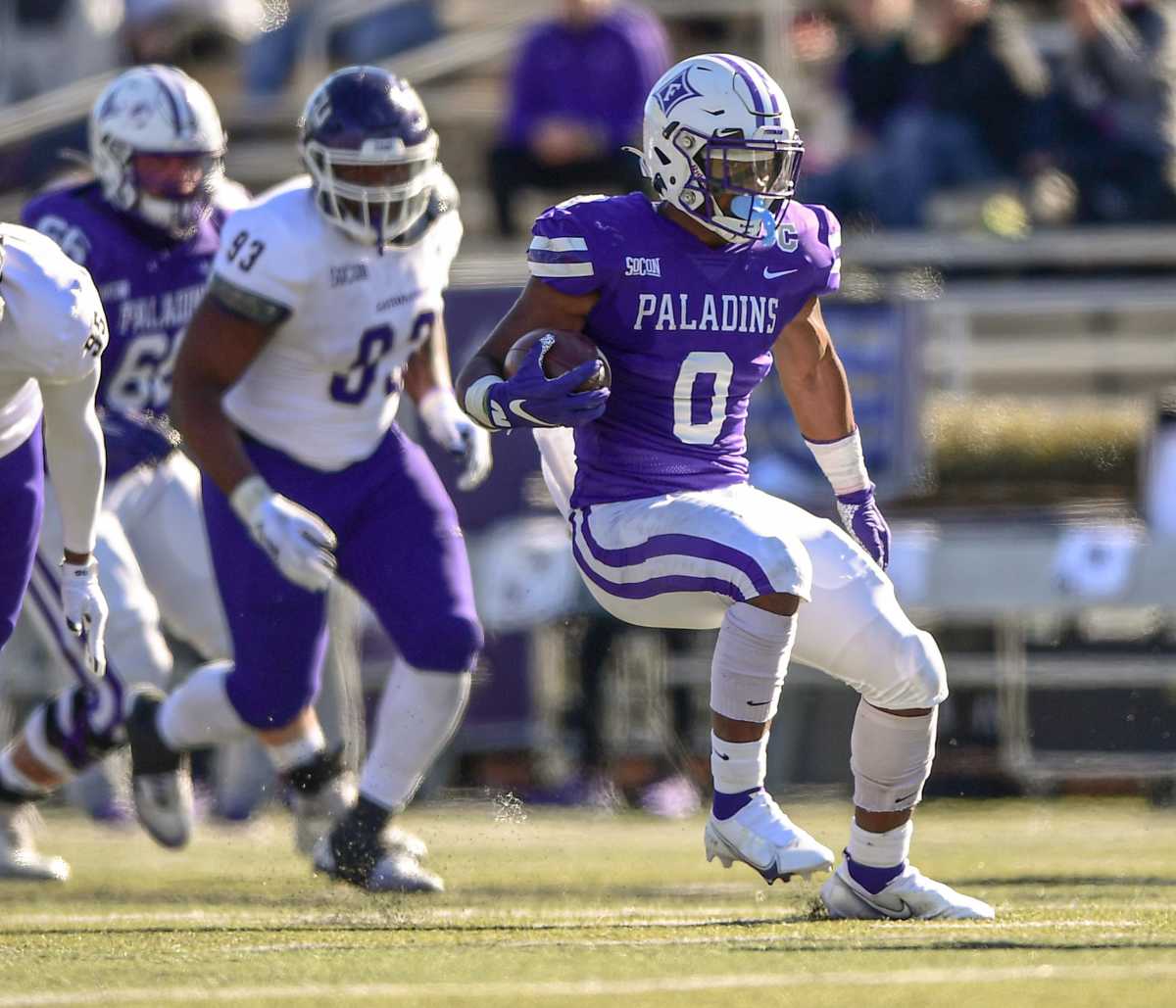 NFL Draft Profile Devin Wynn, Running Back, Furman Paladins Visit