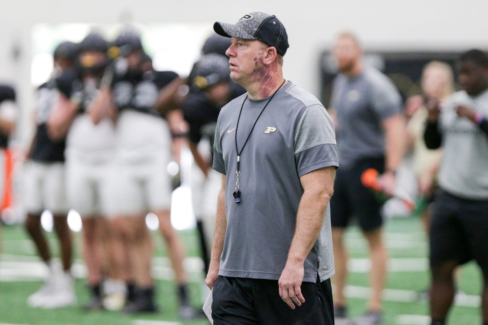 VIDEO: Purdue Football Coach Jeff Brohm Discusses Season Opener Against ...