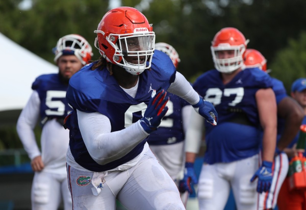 Florida Gators defensive tackle Gervon Dexter