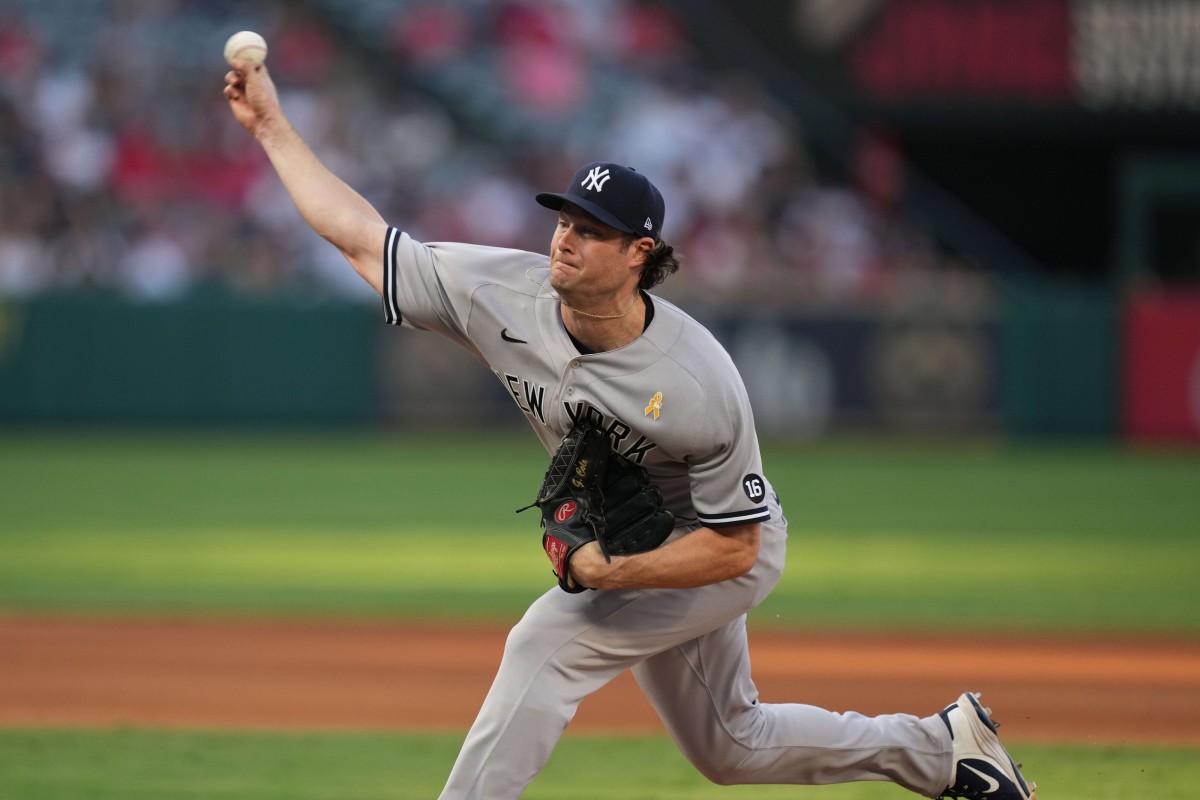 Gerrit Cole gets 15 strikeouts in Yankees' win over Angels