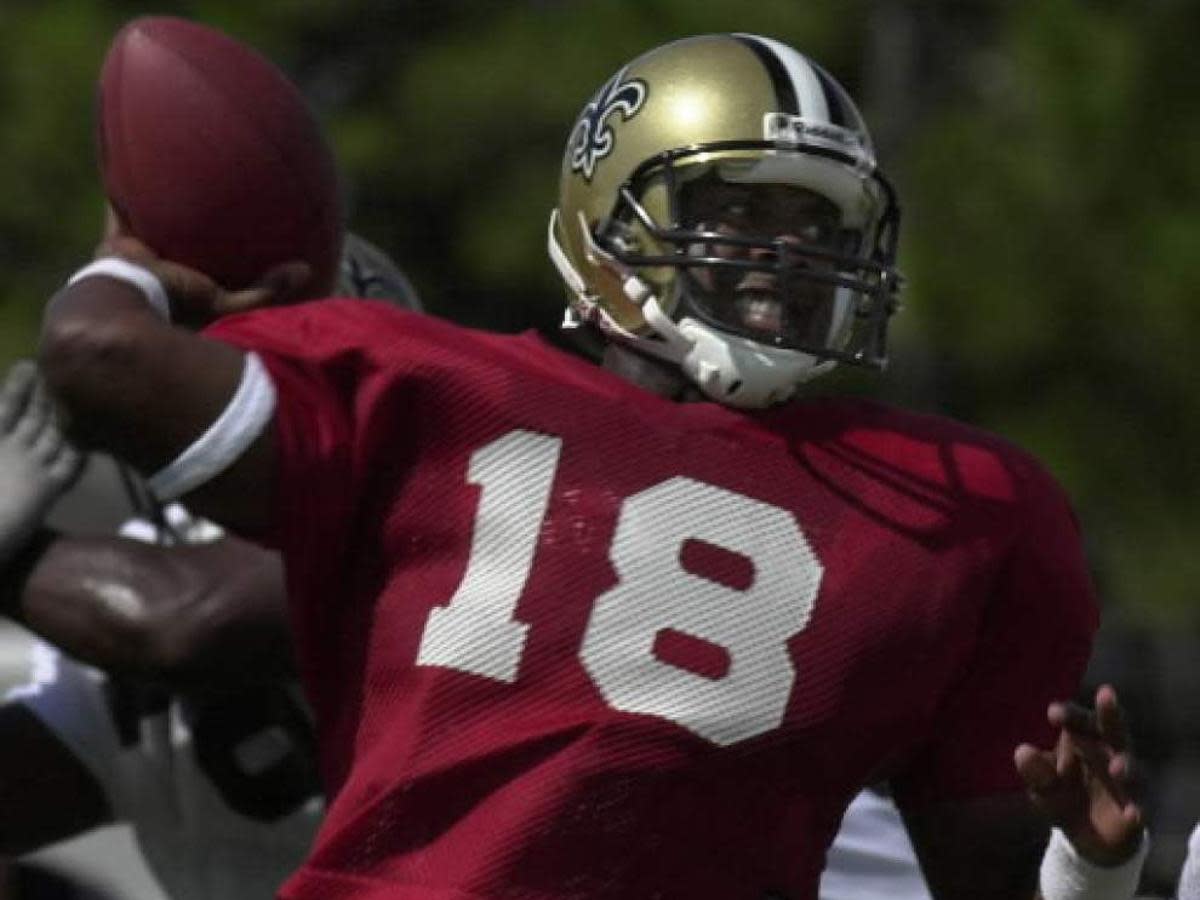 Former New Orleans Saints quarterback Jeff Blake. Credit: Nola.com