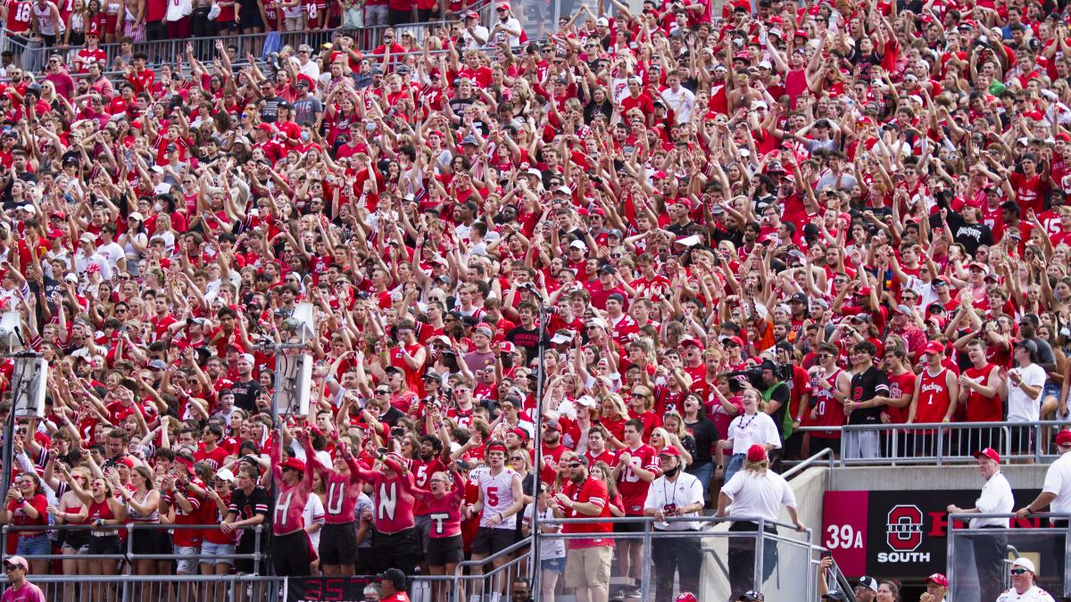 93. Ohio State Fans