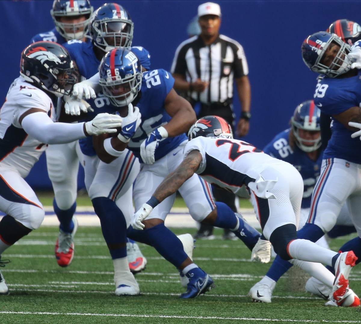 Play-by-play and highlights from the Giants' Blue-White Scrimmage at  MetLife Stadium