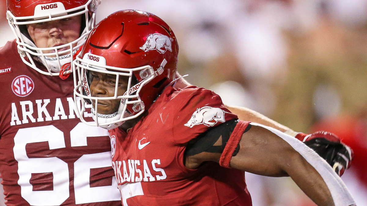 091421Rocket Sanders on Playing RB Sports Illustrated All Hogs News