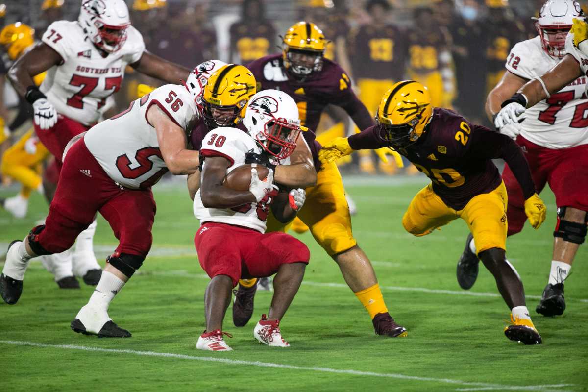 Darien Butler (20) is an intelligent linebacker who can make an impact in the NFL. 