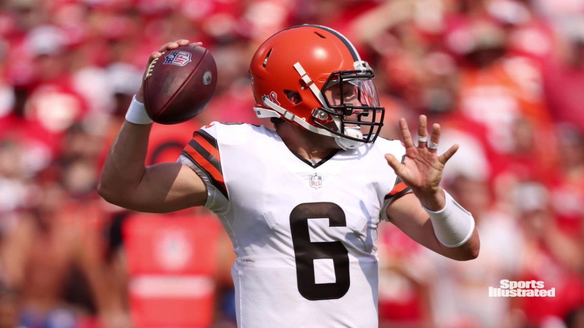 Cleveland Browns Eke Out Victory Against Carolina Panthers, Former  Quarterback Baker Mayfield - Sports Illustrated Cleveland Browns News,  Analysis and More