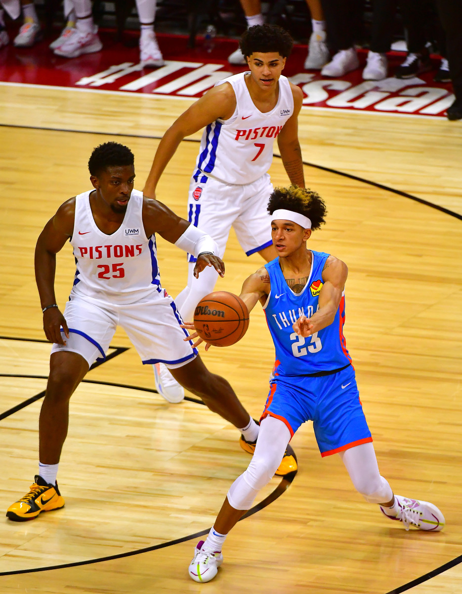 Tre Mann, Detroit Pistons, Summer League