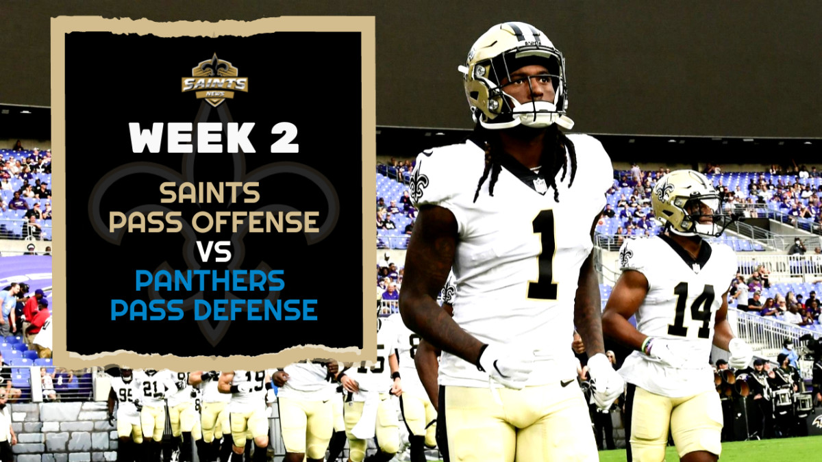 Saints Passing Offense vs. Panthers Pass Defense