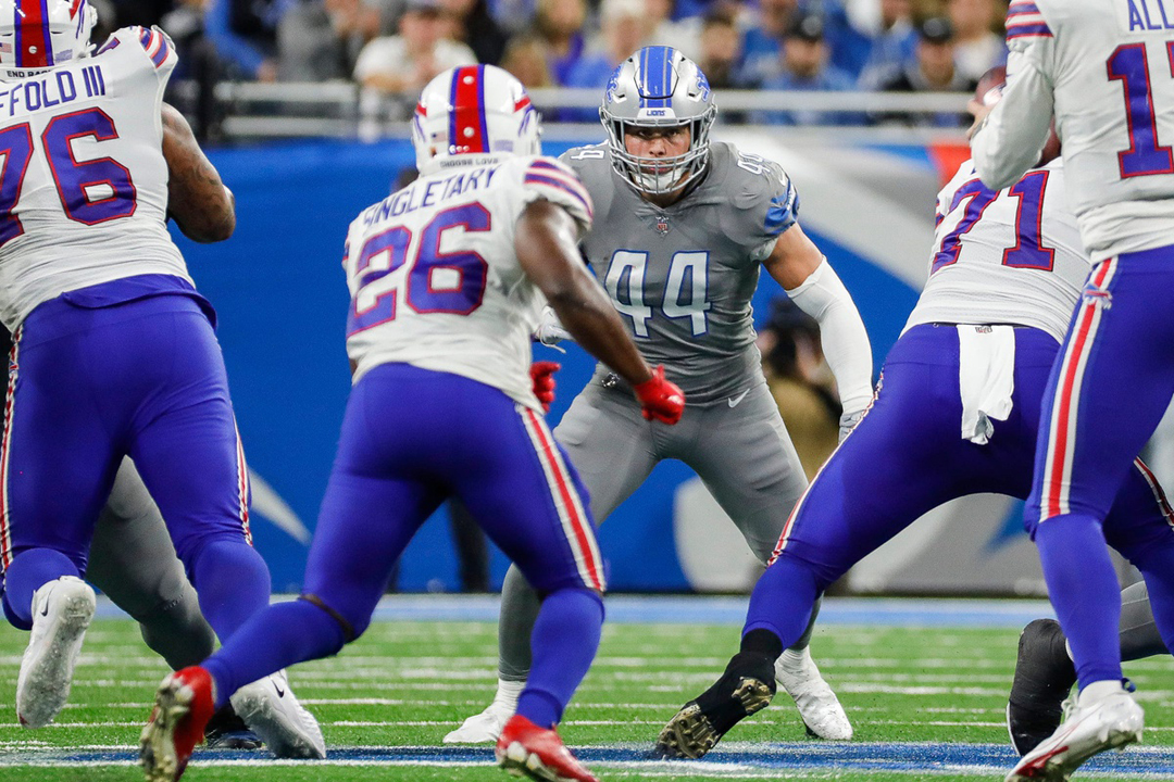 Detroit Lions Week 12 PFF grades Malcolm Rodriguez - Sports Illustrated ...