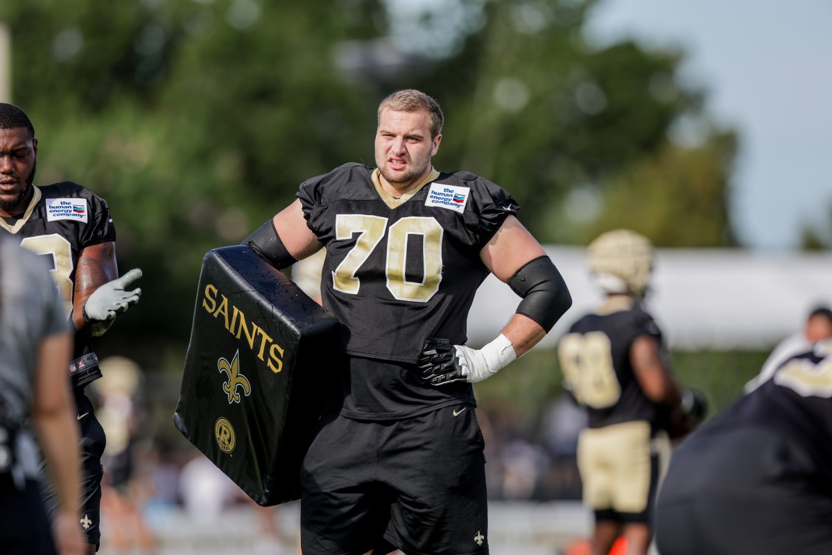 Former Newman Catholic Star Trevor Penning is learning the Saints