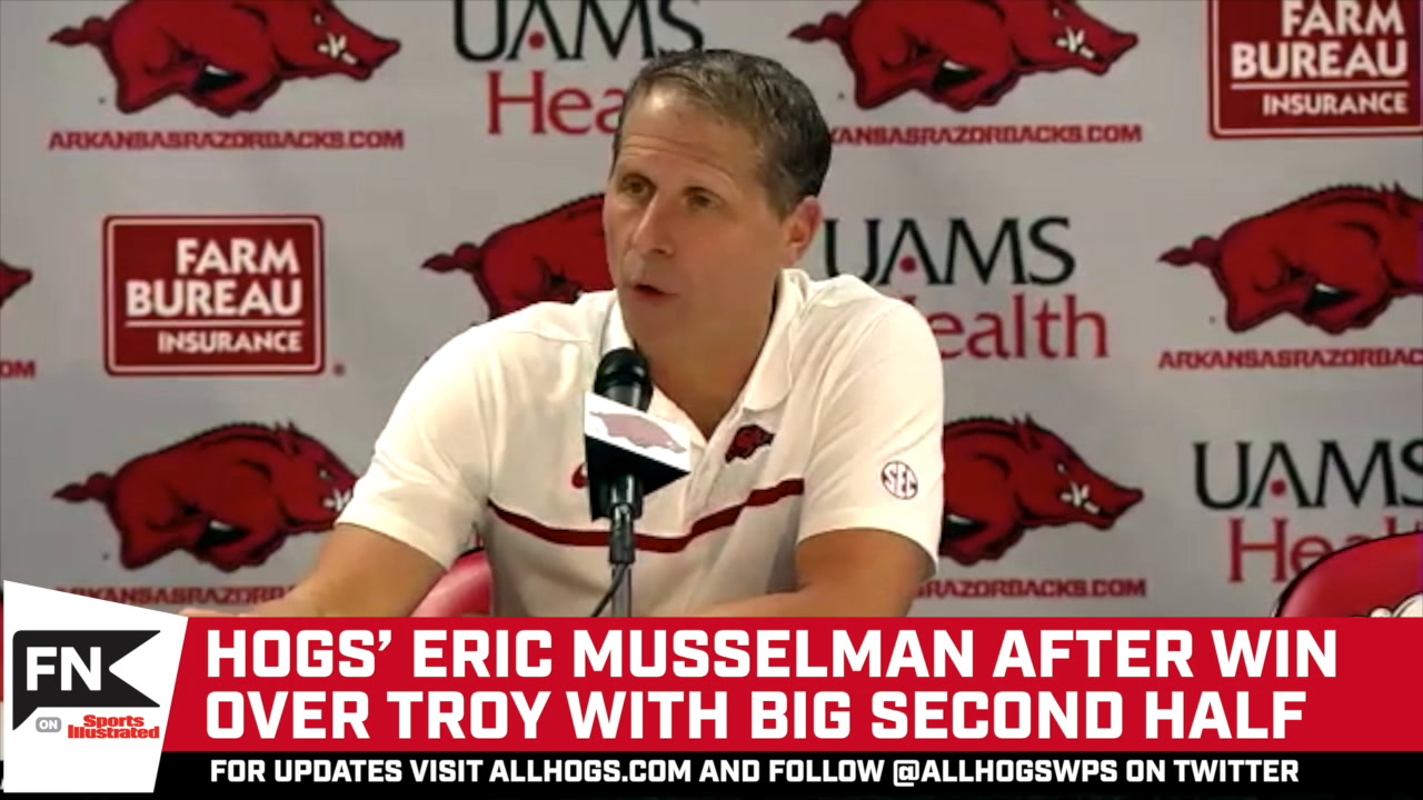 Hogs Eric Musselman Recaps Troy Sports Illustrated All Hogs News Analysis And More 7781