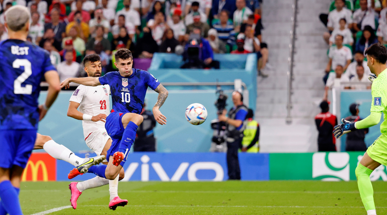 USMNT–Iran: Christian Pulisic Scores Goal for U.S. in World Cup Match -  Sports Illustrated