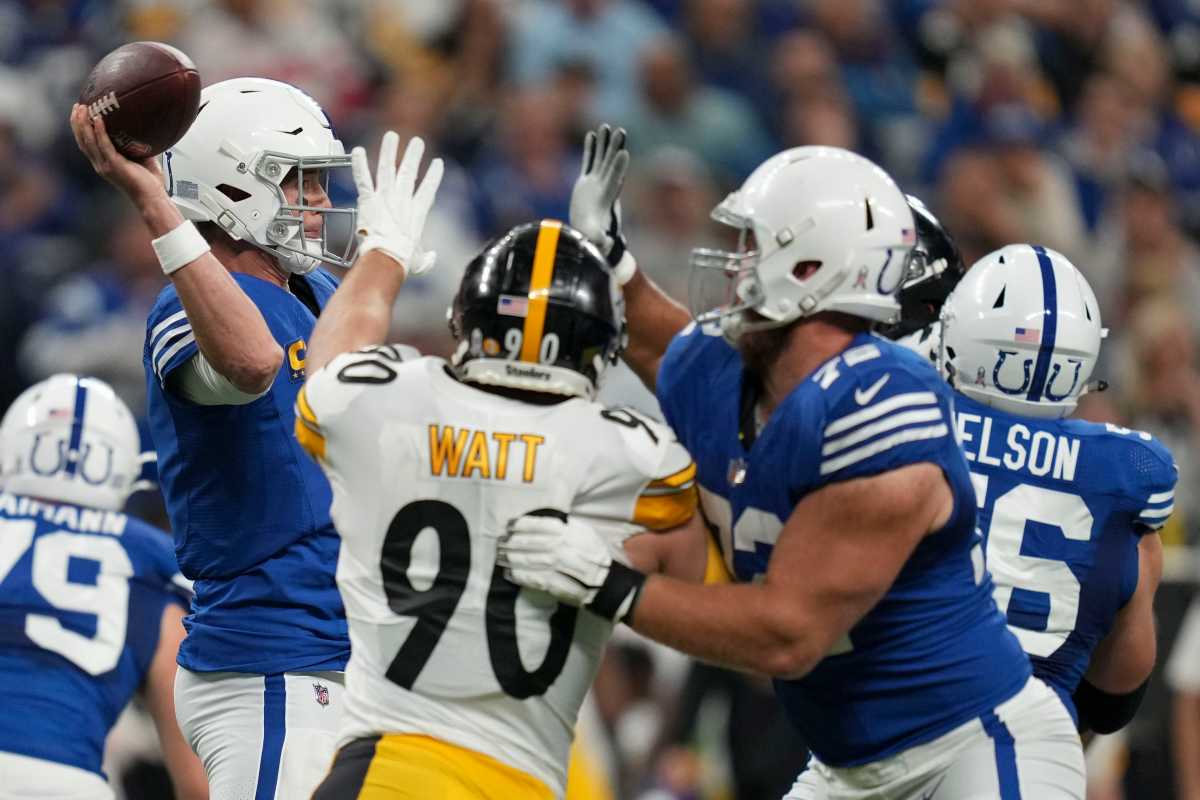 Matt Ryan, Colts Offensive Line Underperform in Loss to Steelers