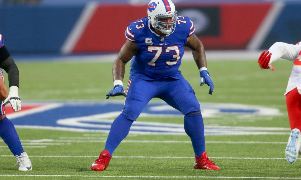 Bills' Dion Dawkins day-to-day with hand injury