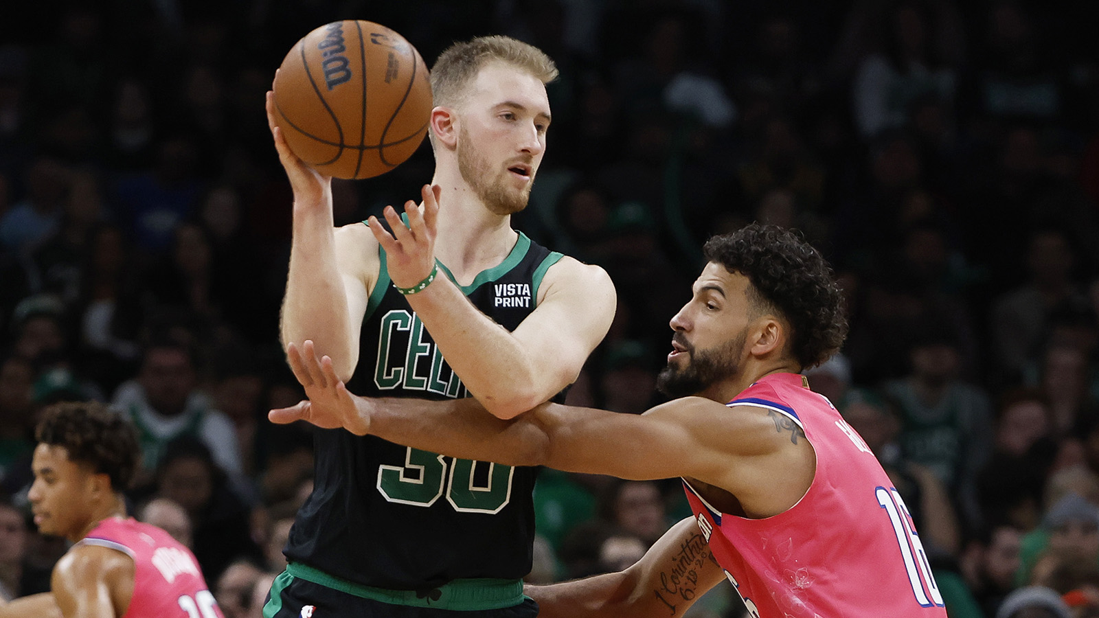 Sam Hauser strengthens case for Celtics playoff role with career night in  Raptors win 