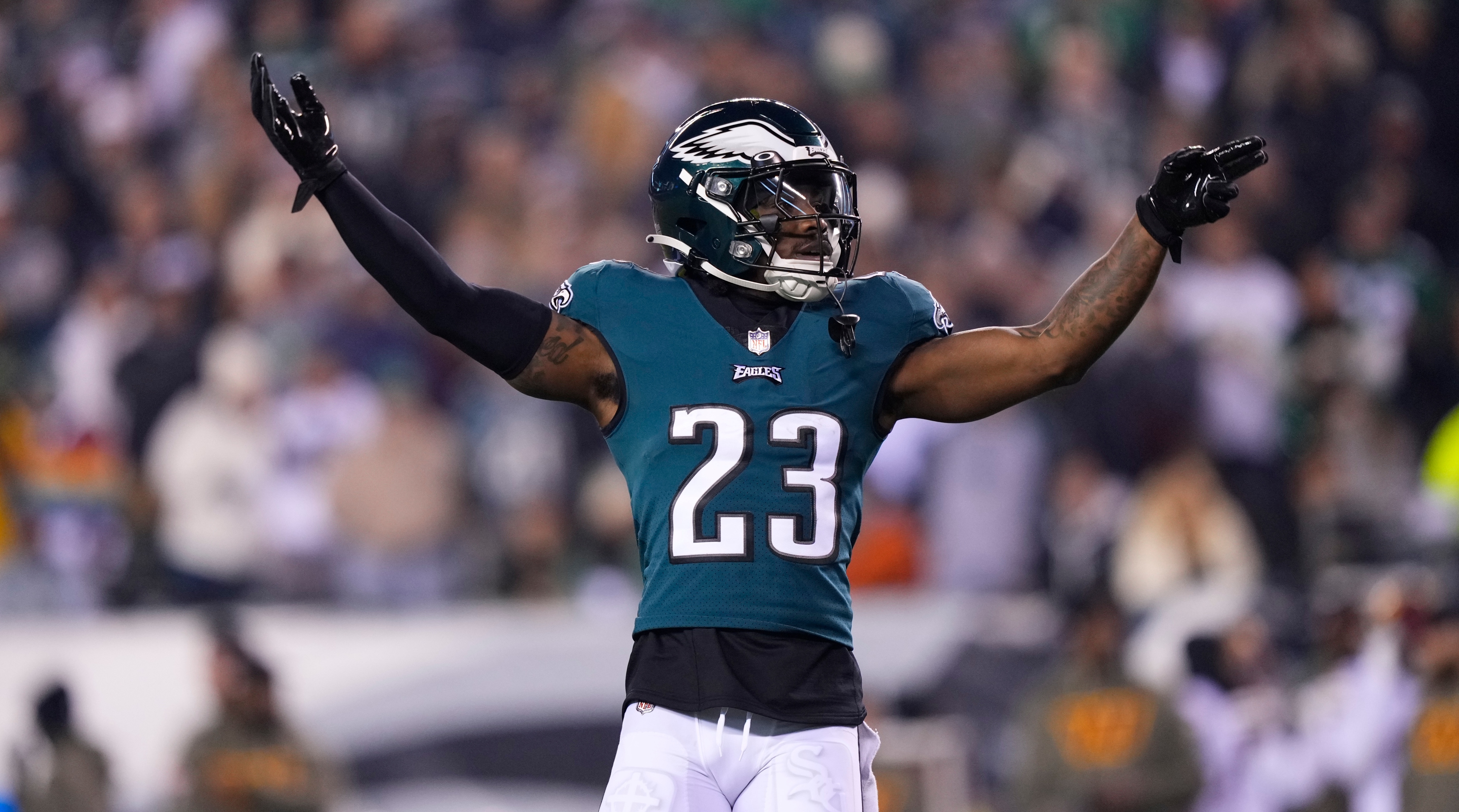 C.J. Gardner-Johnson makes league-leading sixth interception for Eagles