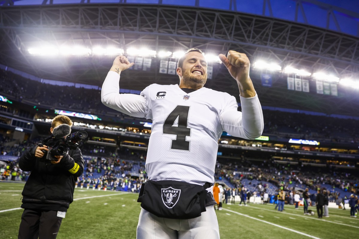 Derek Carr Hopes to Give Raiders a Bit of Snake - Sports Illustrated Las  Vegas Raiders News, Analysis and More