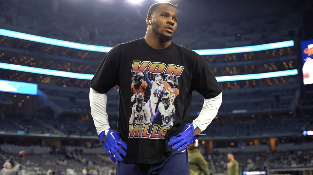 Dallas Cowboys LOOK: Micah Parsons Pregame Tribute to Injured Bills Star  Von Miller - BVM Sports