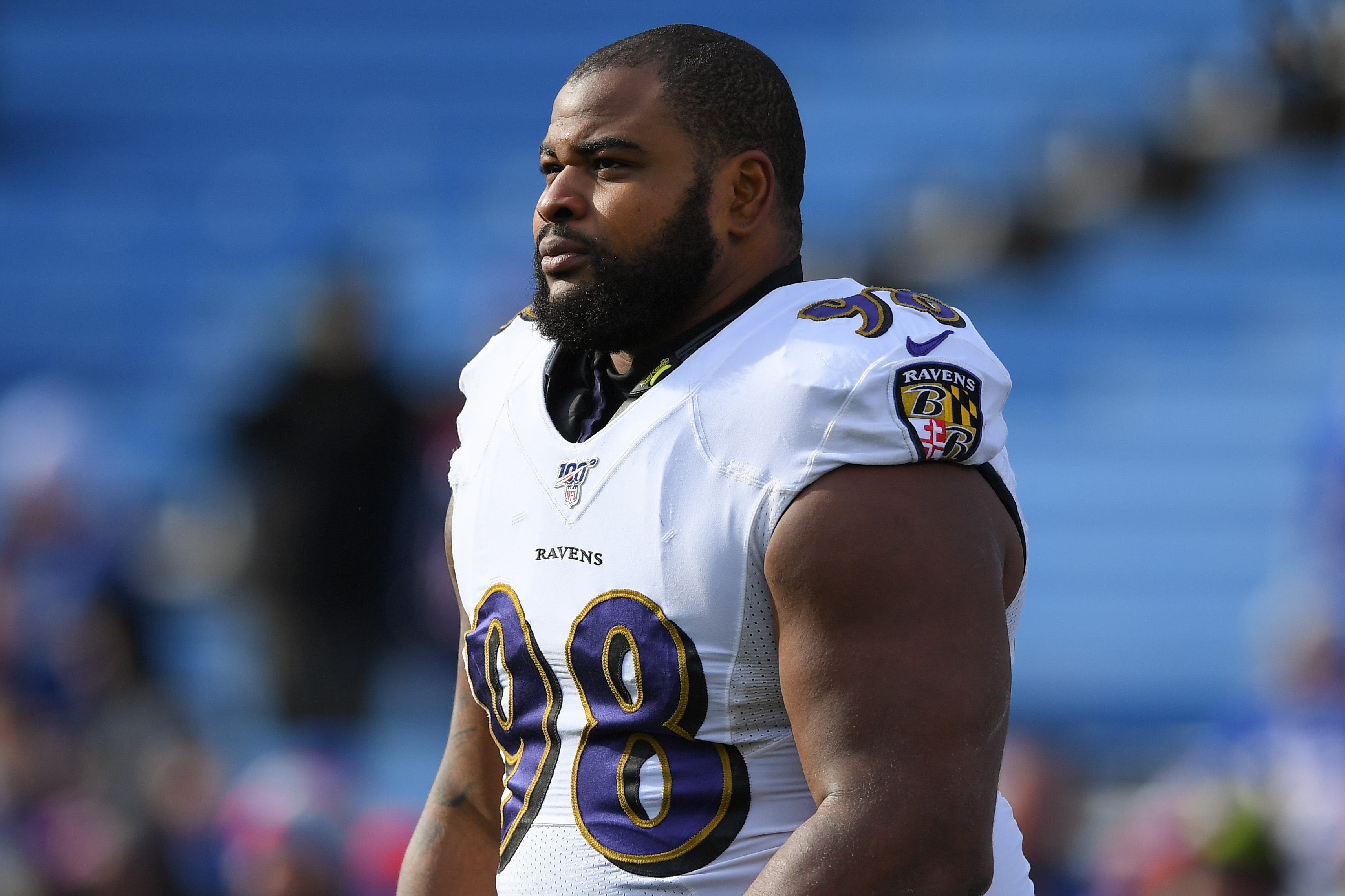 Kansas City Chiefs defensive tackle Brandon Williams (66) walks