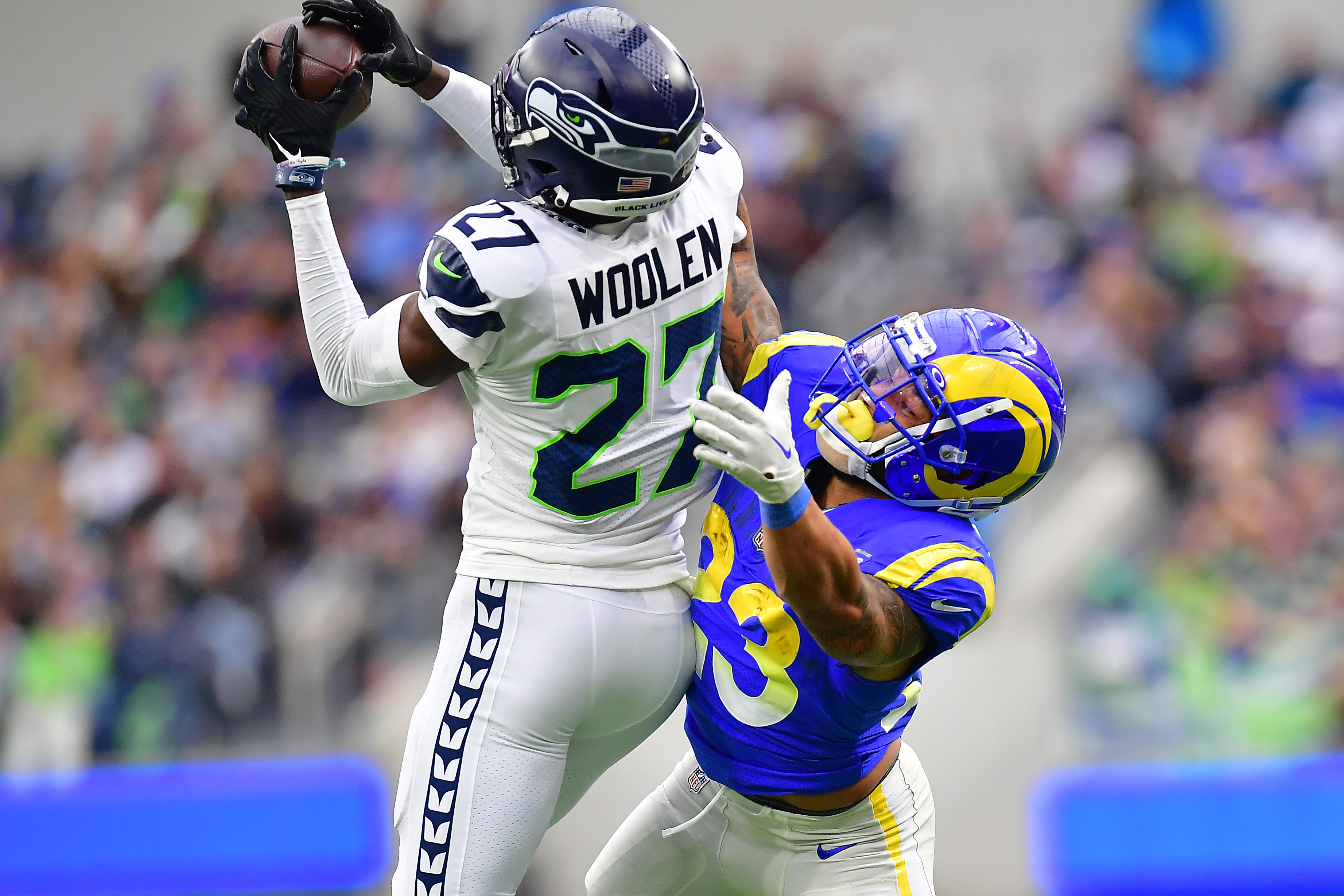 Seattle Seahawks Rookie Sensation Tariq Woolen Named NFC Defensive Player  of the Week - Sports Illustrated Seattle Seahawks News, Analysis and More