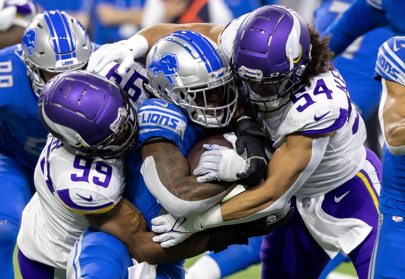 Dalvin Cook's first NFL pass doesn't go well in Vikings' loss to Lions –  Twin Cities